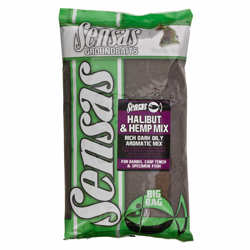 Sensas Big Bag Halibut & Hemp Mix 2kg 3 Sensas Big Bag Halibut & Hemp Mix 2kg