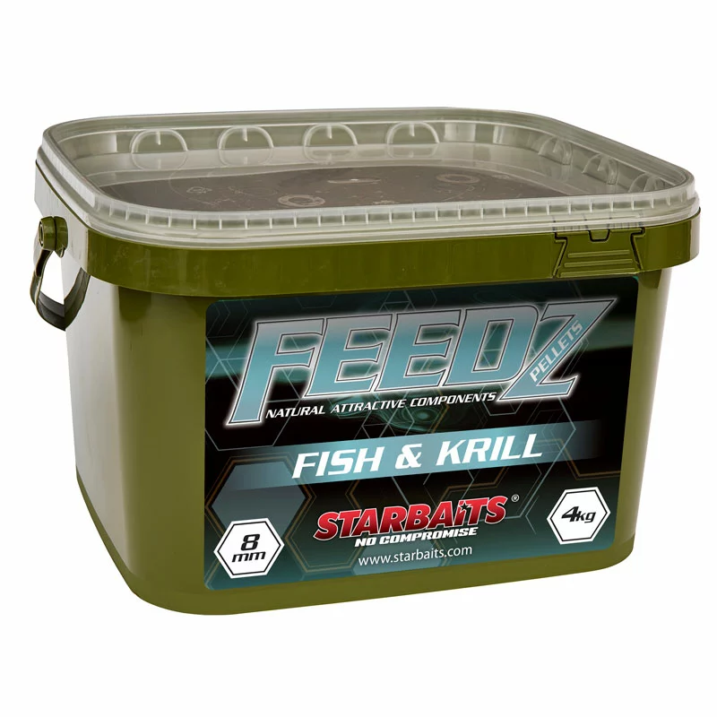 Starbaits Starfeedz Fish & Krill Pellets Mix 2kg 3 Starbaits Starfeedz Fish & Krill Pellets Mix 2kg
